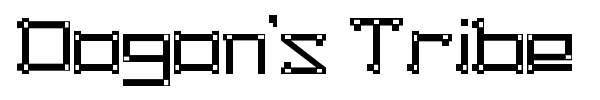 Dogon's Tribe font preview